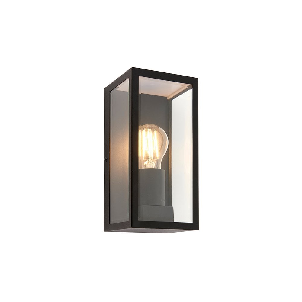 Oxford Outdoor Wall Lantern Black IP44