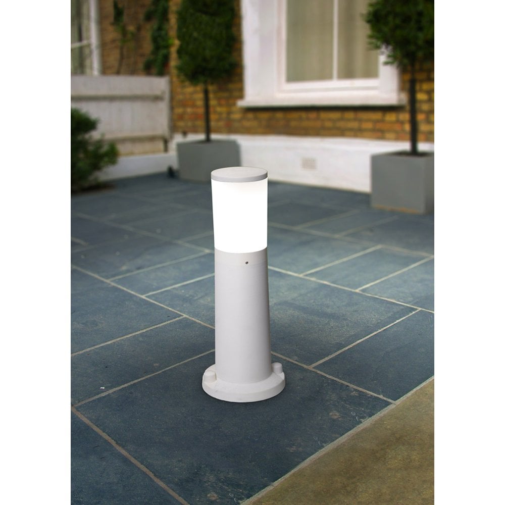 Amelia 400mm Grey Opal LED 6W Bollard Post Light