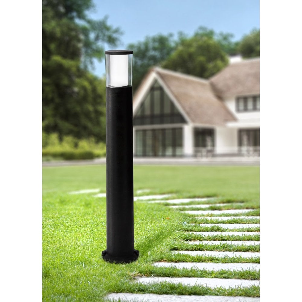 Carlo 800 mm Black Clear LED 3.5W Bollard Post Light