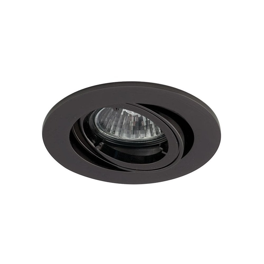 Twistlock GU10 Die Cast Gimbal Downlight Black Chrome