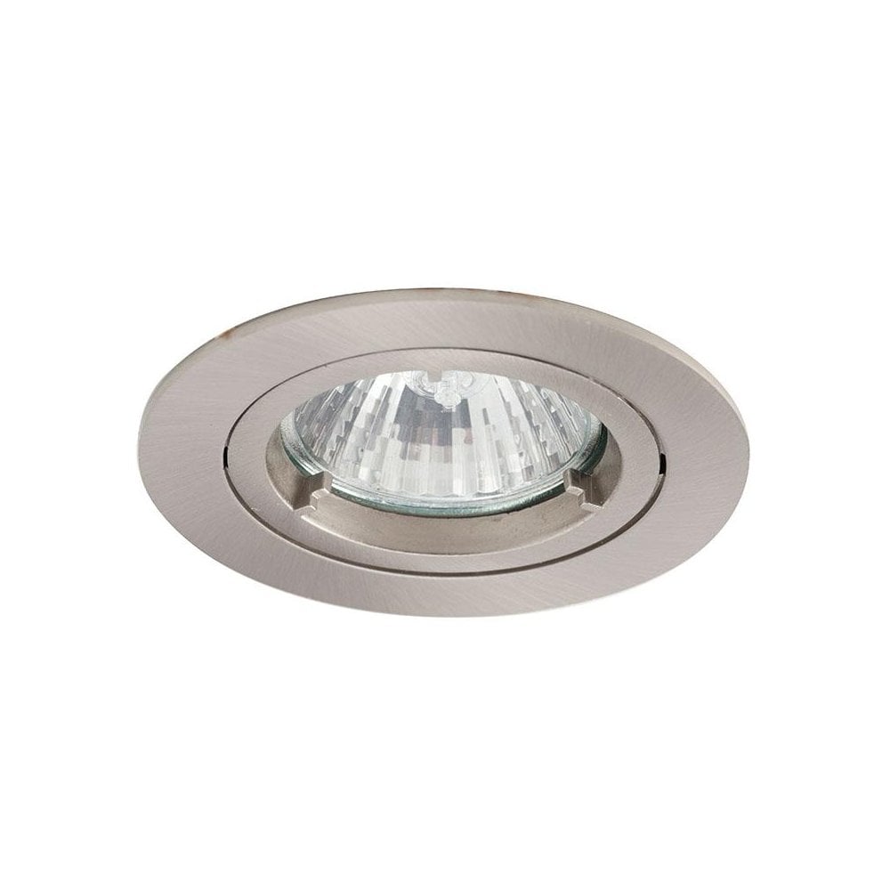 Twistlock GU10 Die Cast Downlight Satin Chrome