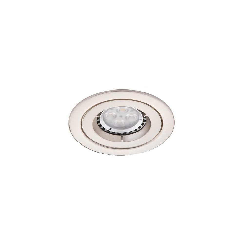Twistlock IP65 GU10 Die Cast Downlight Satin Chrome