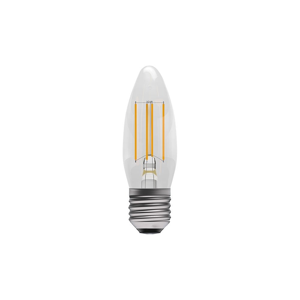 4W LED Filament Candle - ES, Clear, 2700K