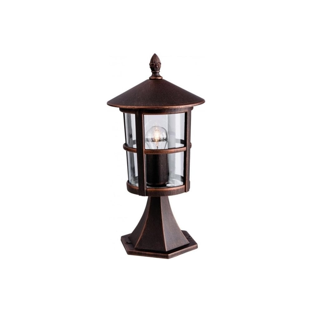 Stratford Pillar Light in Bronze Finish