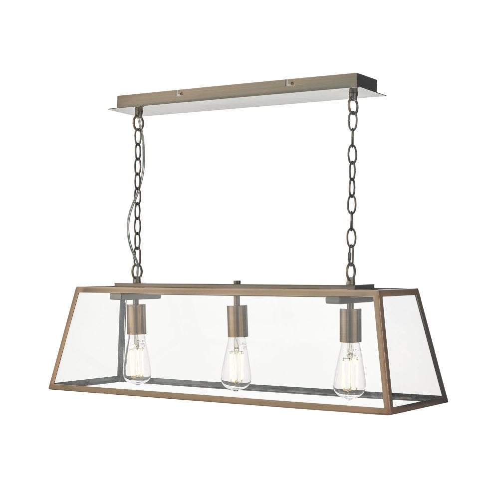 Academy 3 Light Antique Copper