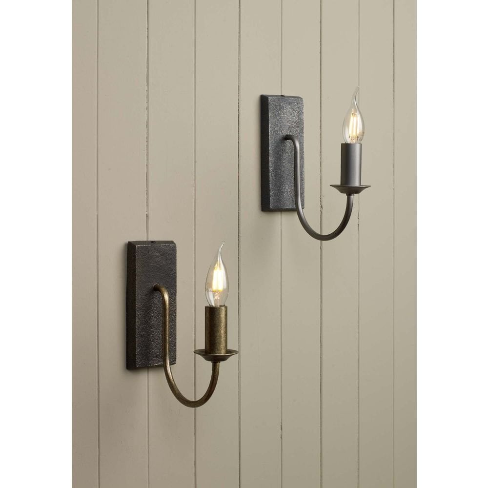 Herriot Wall Light in Antique Pewter Finish