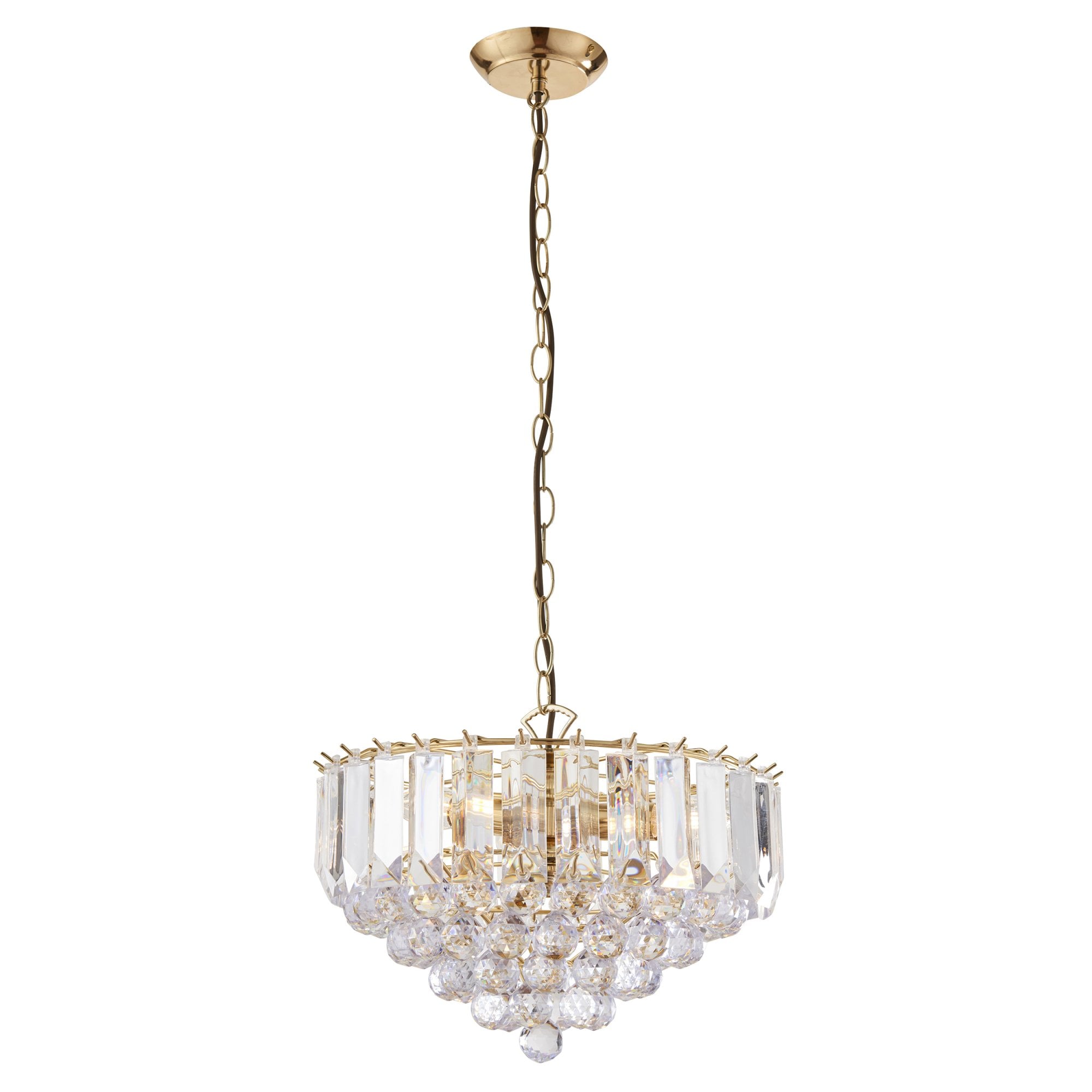 Fargo 3 Light in Brass Finish D 380mm