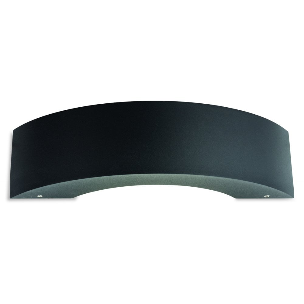 Arch LED Curved Wall Light in Graphite Finish
