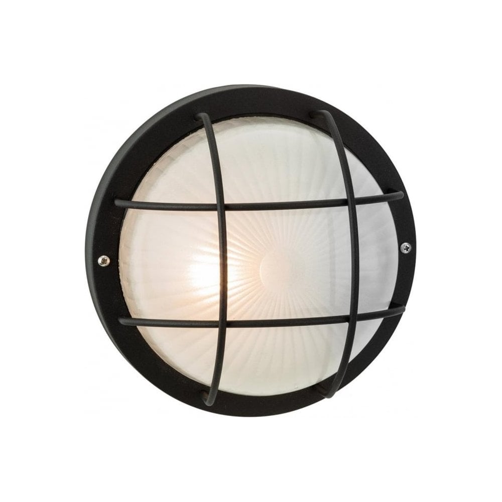 Court Wall or Flush Fitting in Black Finish