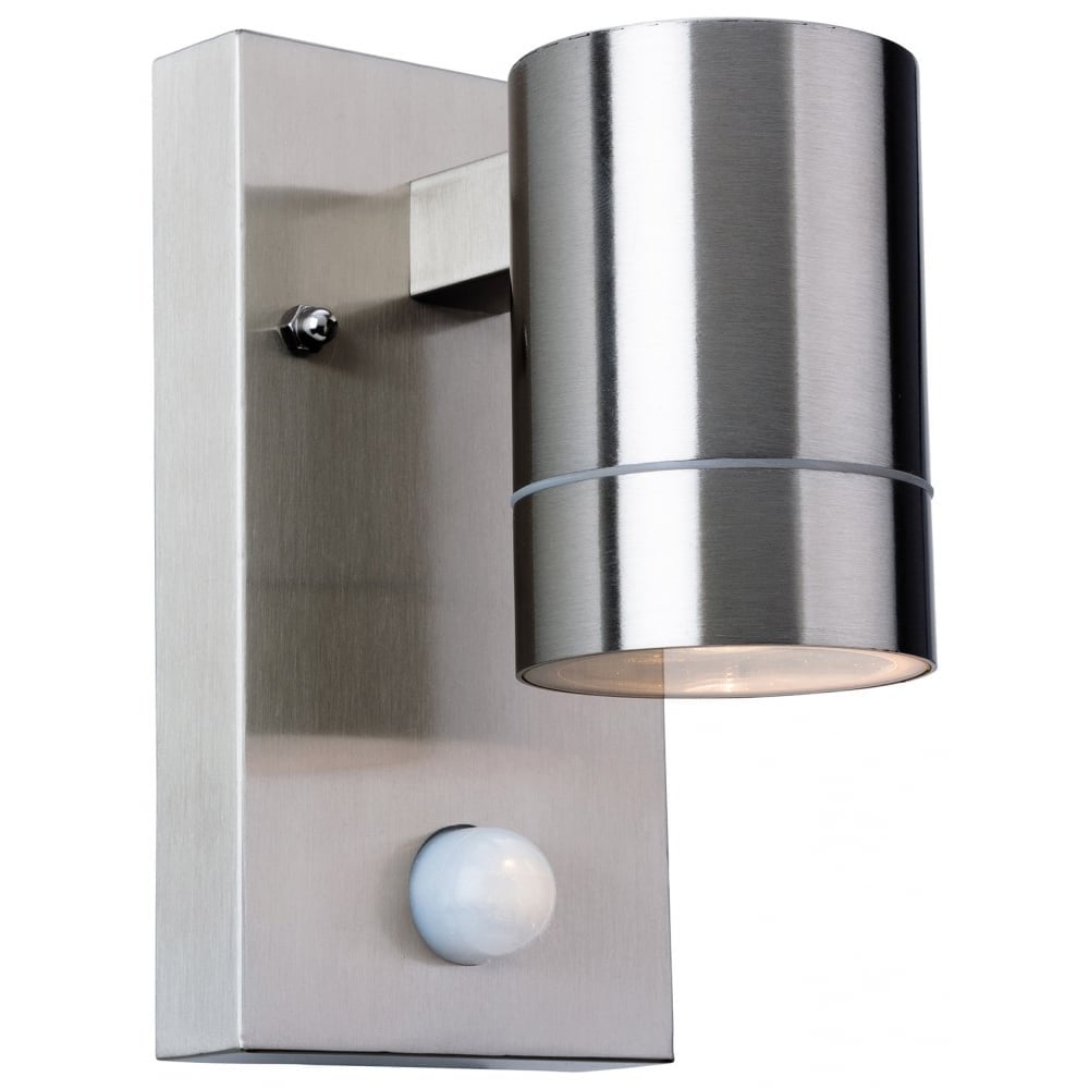 Co Light Downlighter with PIR Sensor in Stainless Steel Finish