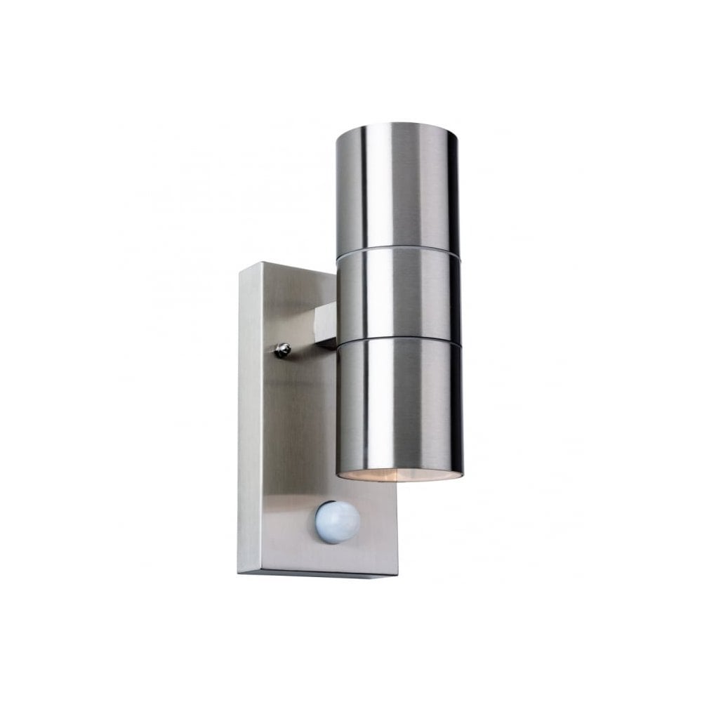 Co Light Up and Down Light with PIR Sensor in Stainless Steel Finish