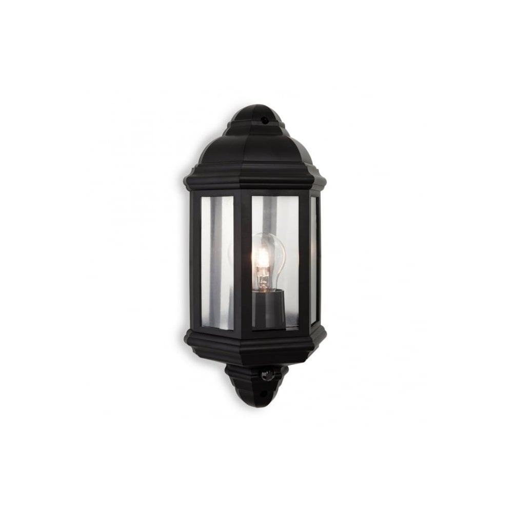 Park Outdoor Wall Light in Black Finish with PIR Sensor