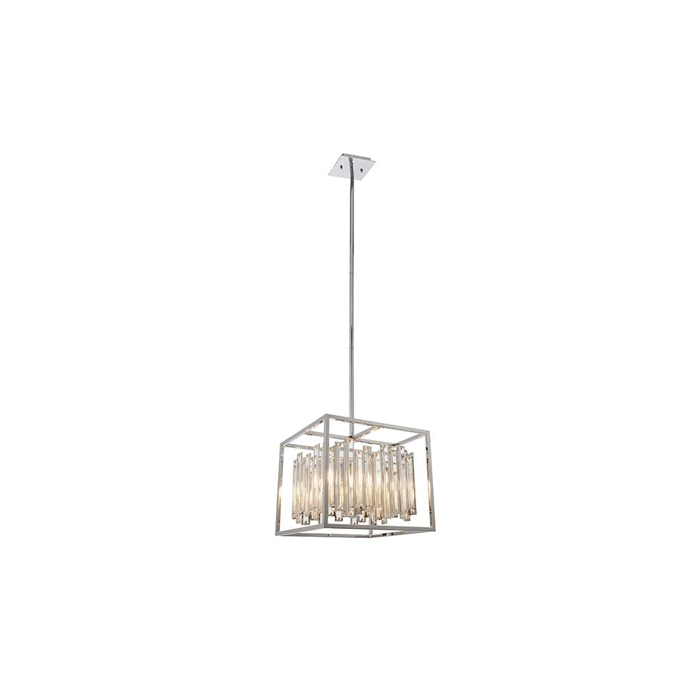 Acadia 4 Light Crystal Pendant