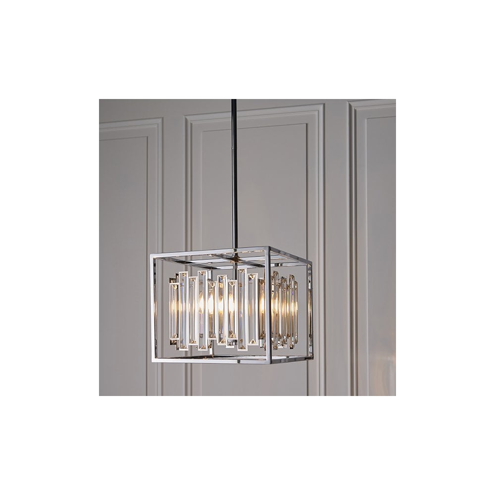 Acadia 4 Light Crystal Pendant
