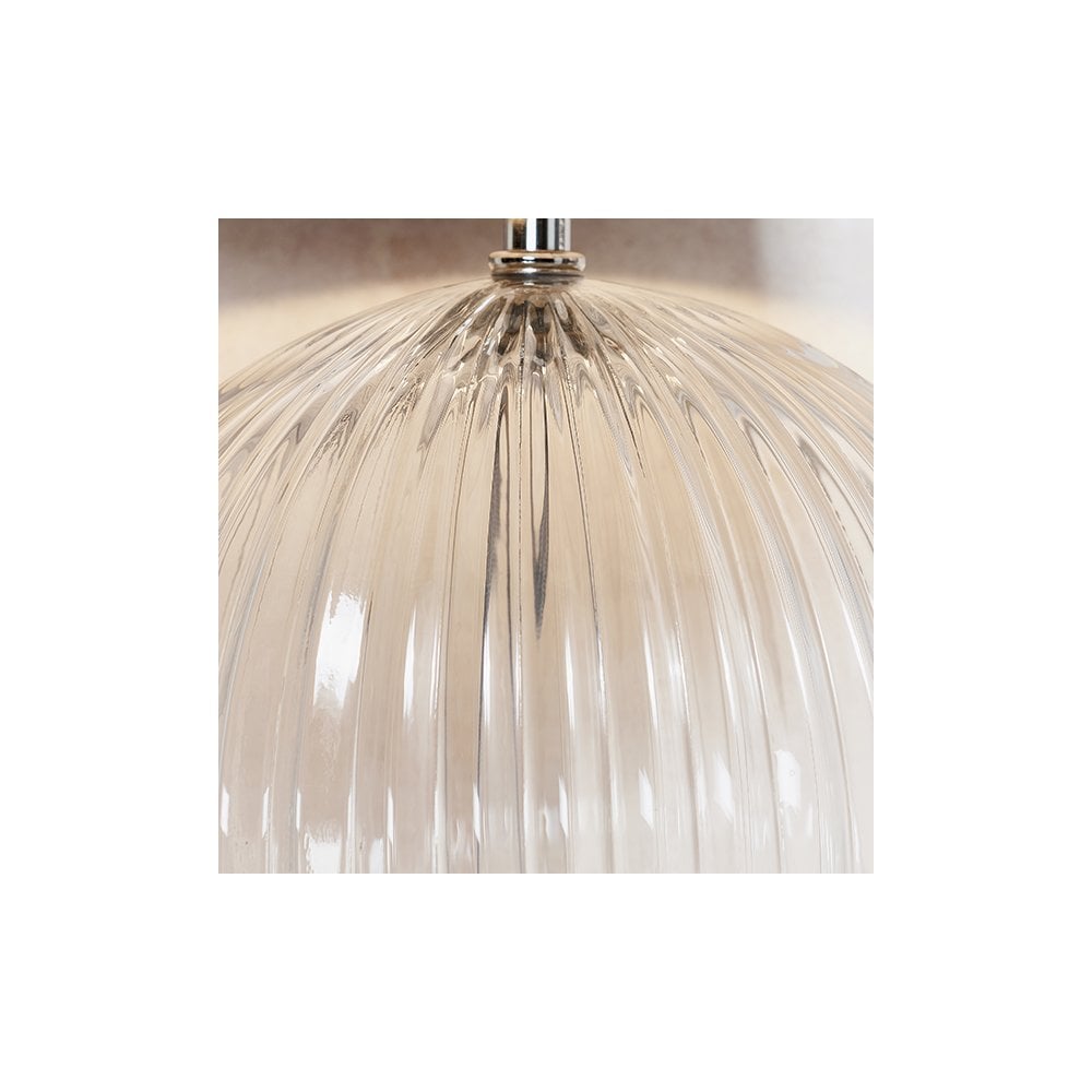 Jemma Clear Glass Table Lamp