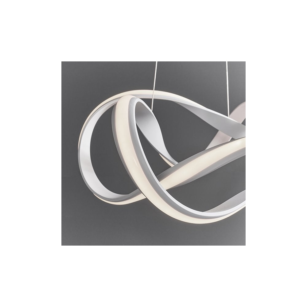 Synergy 44W LED Pendant in Sand White Finish Dia630mm