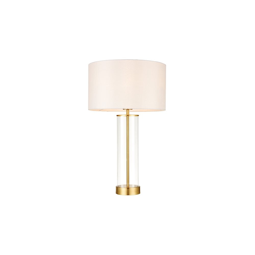 Lessina Table Lamp in Brass C/W Shade