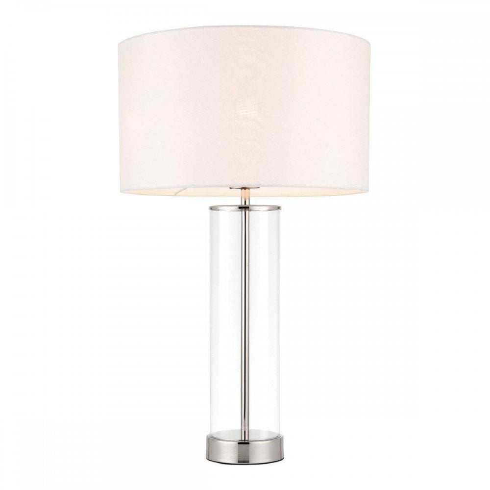 Lessina Table Lamp in Nickel C/W Shade