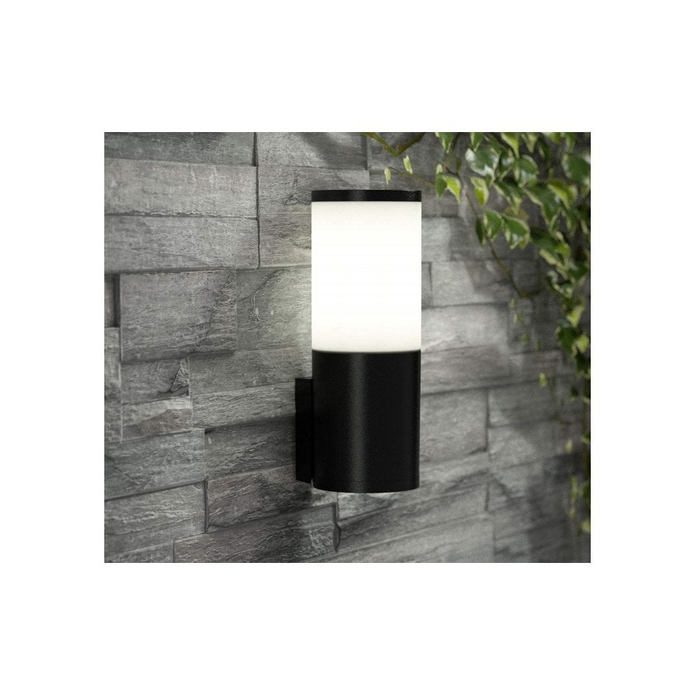 Amelia Black Opal LED 6W Bollard Wall Light