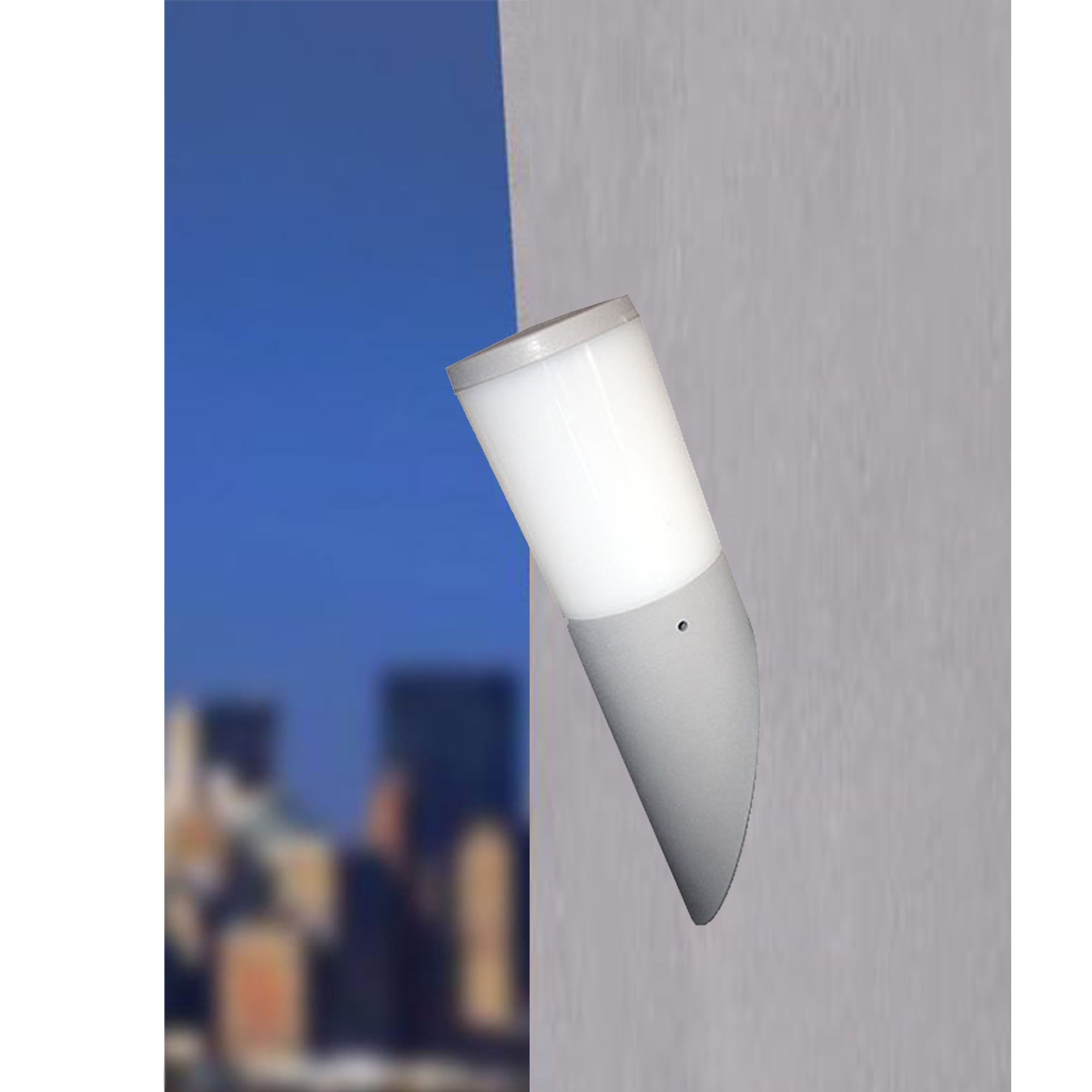 Amelia Grey Opal LED 6W Angled Wall Light