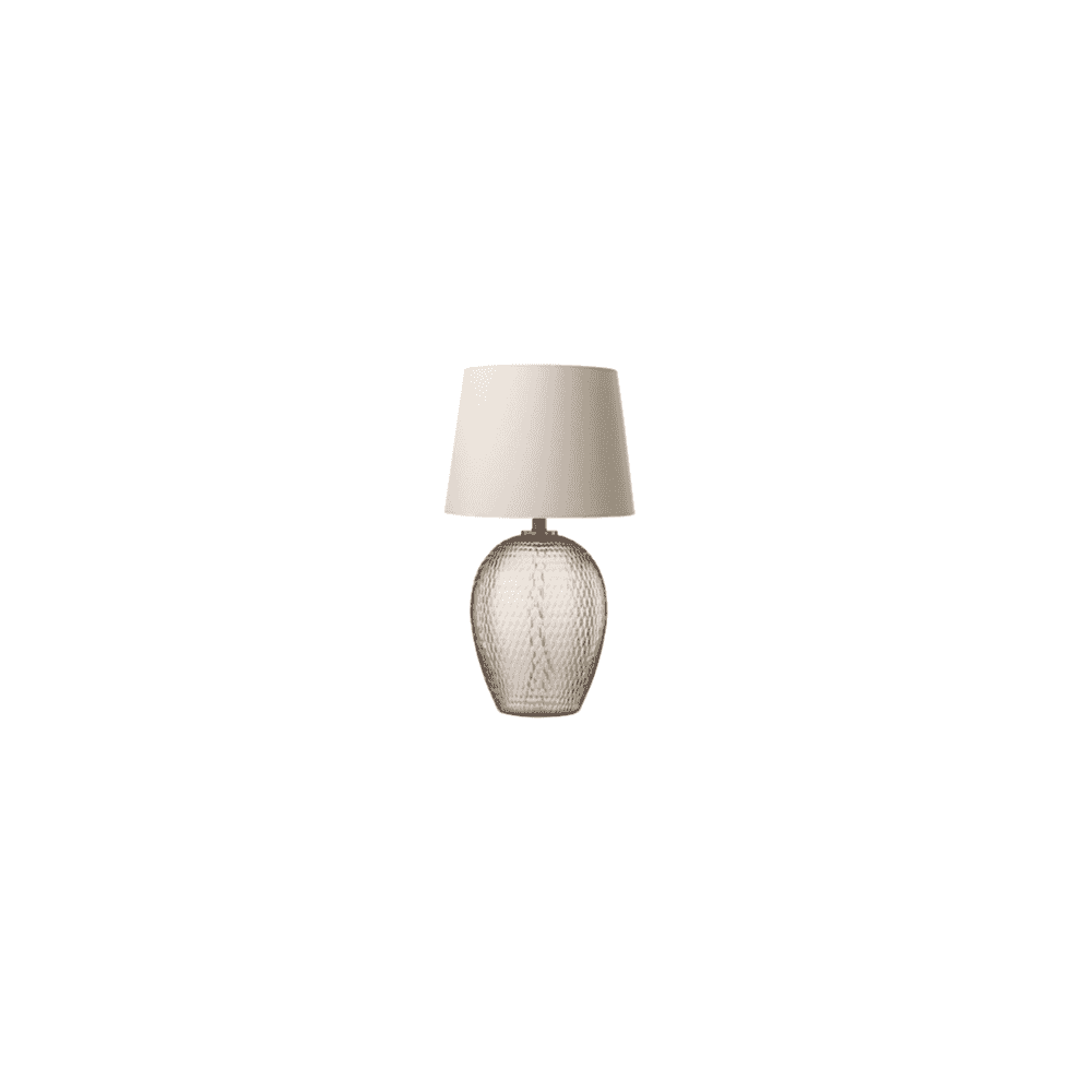 Cezanne French Drum 35cm Ecru Faux Silk Tapered Drum