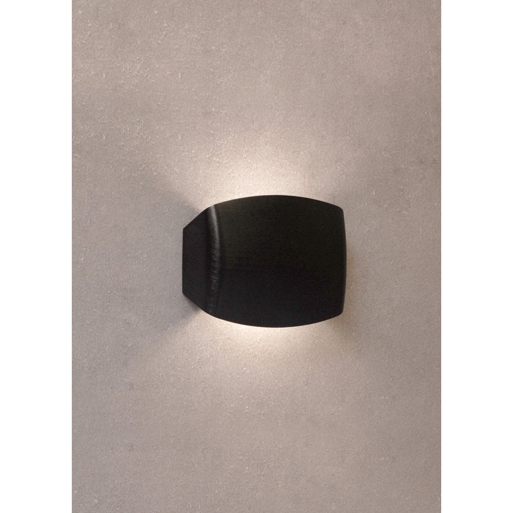 Abram 150 4W Up and Down LED Wall Light Black