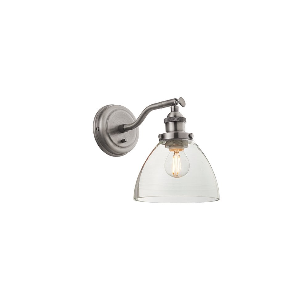 Hansen Wall Light in Brushed Silver
