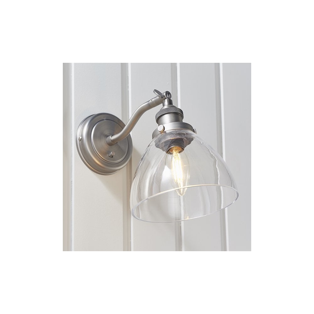 Hansen Wall Light in Brushed Silver