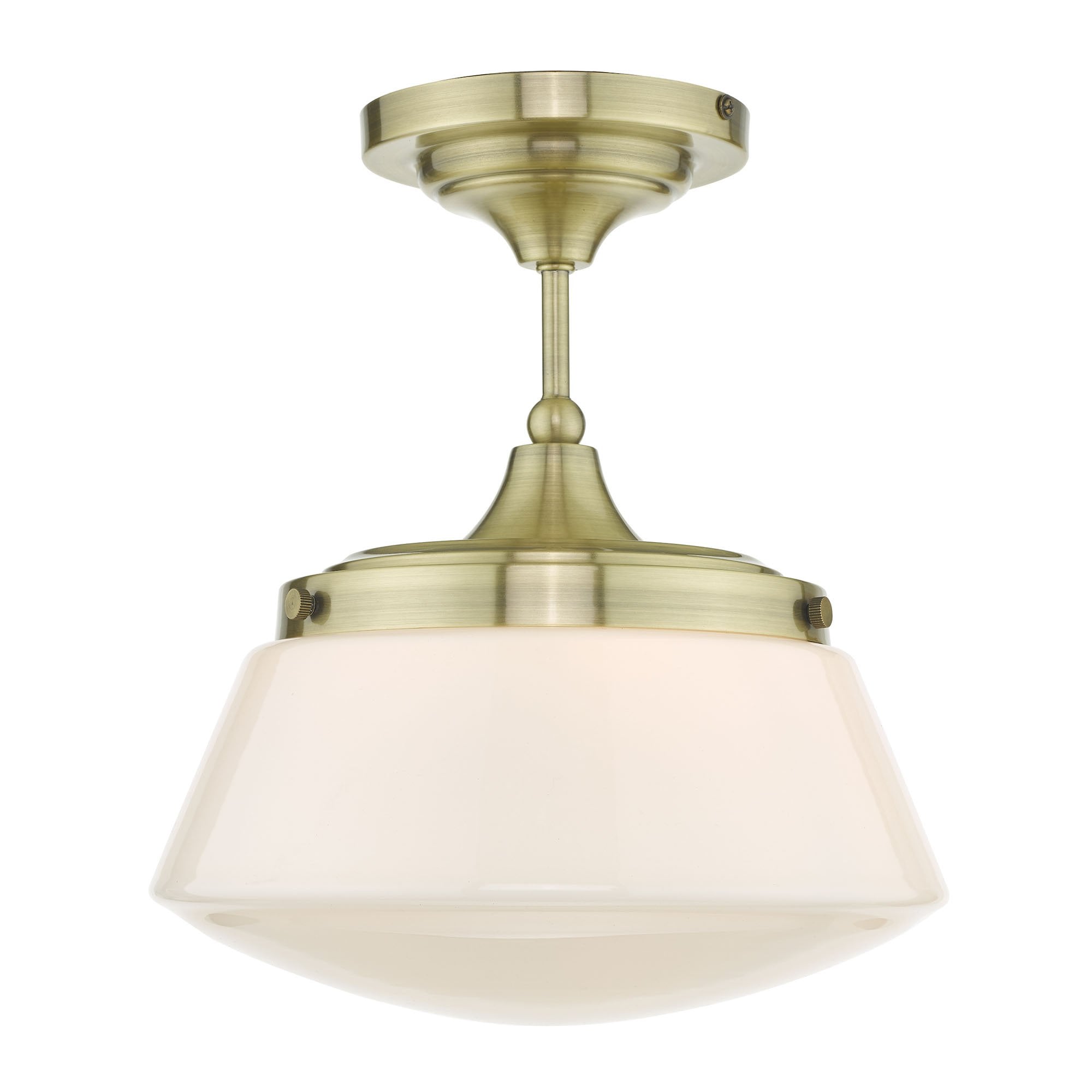 Caden Semi Flush Antique Brass