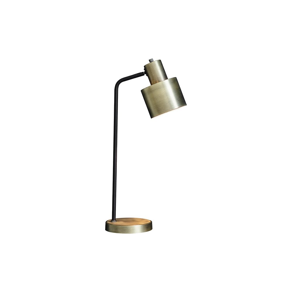 Mayfield Table Lamp in Matt Antique Brass Finish