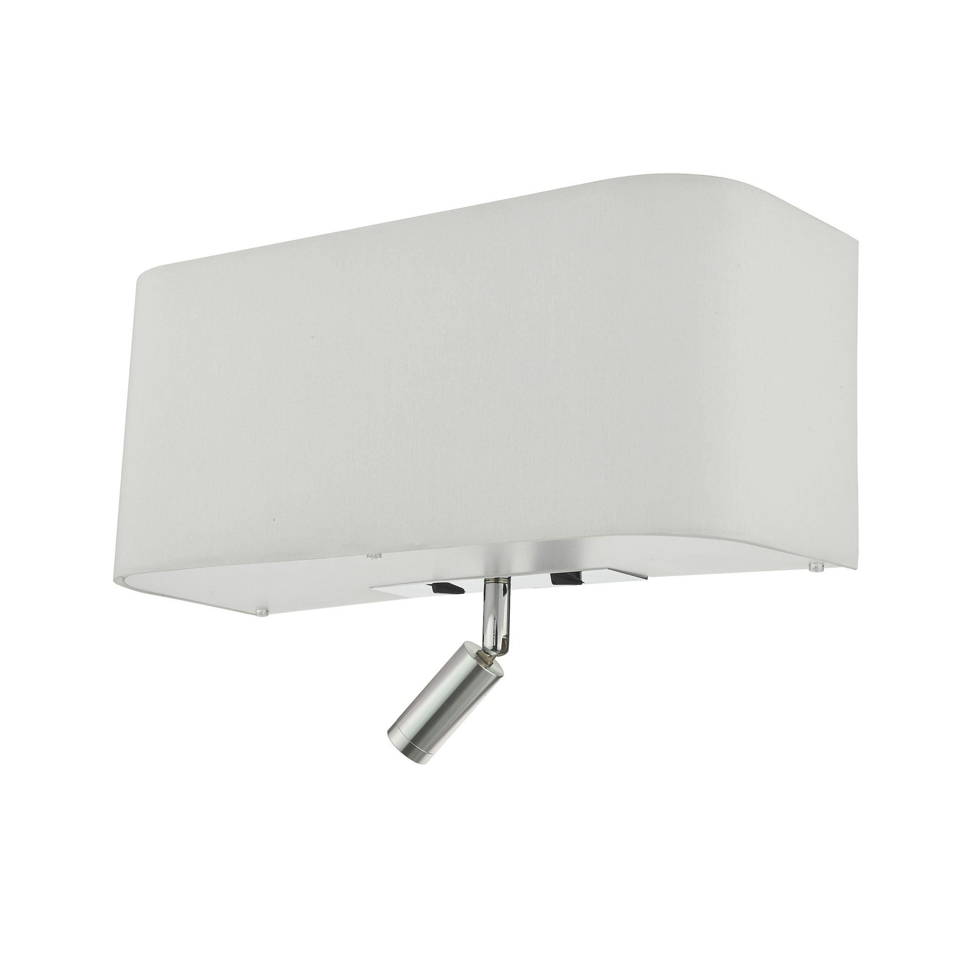 Ronda 3 Light Wall Light Ivory With LED Reading Light