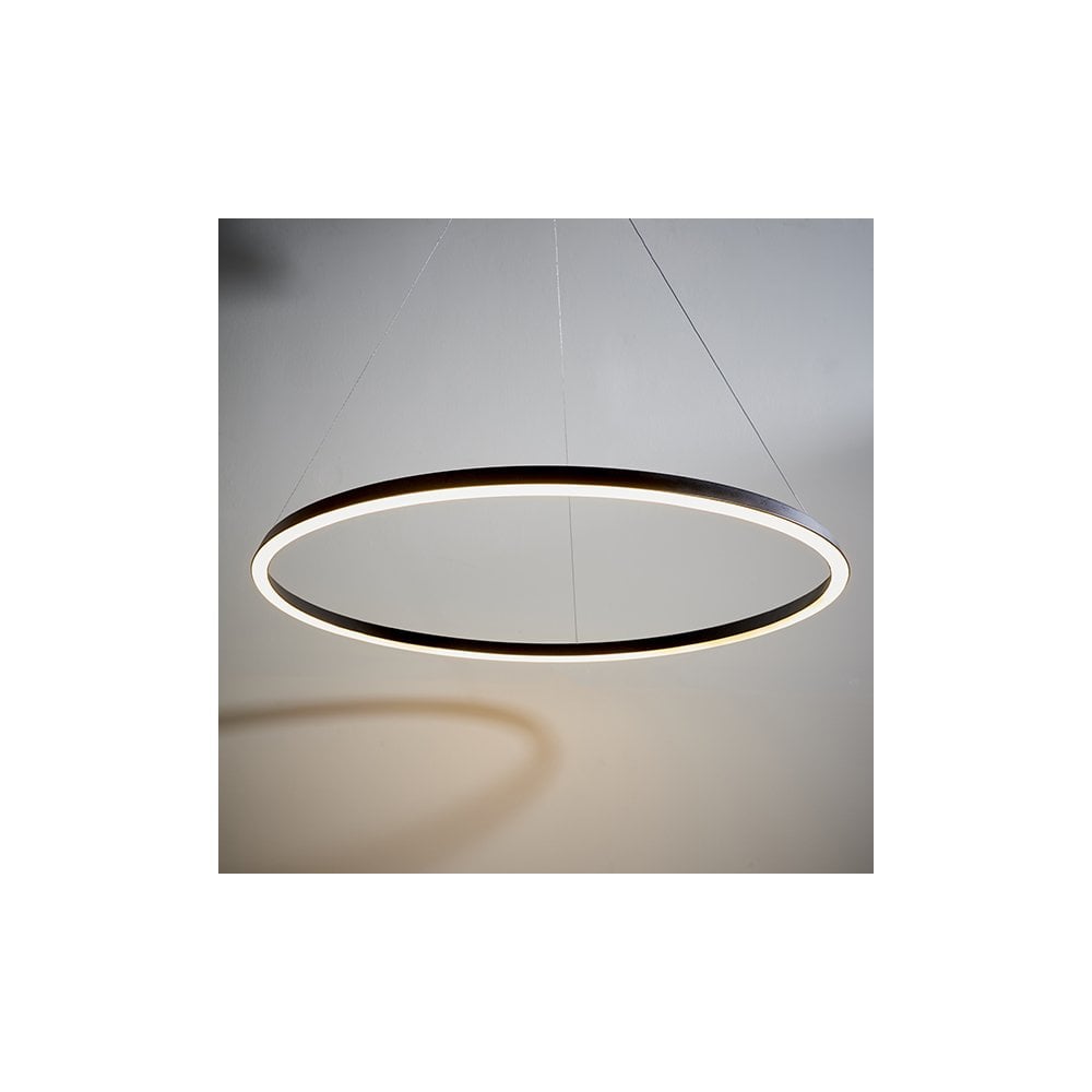 Staten LED Pendant in Matt Black Finish