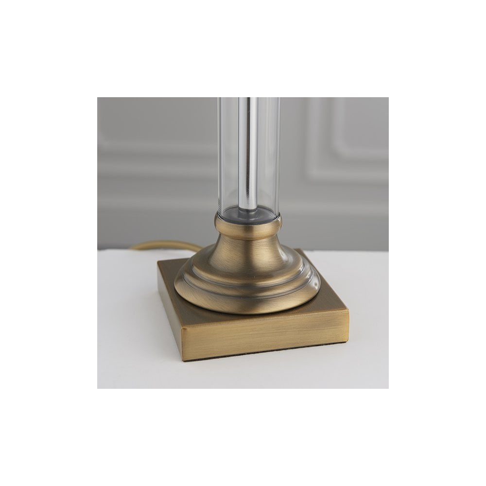 Avebury Antique Brass Table Lamp