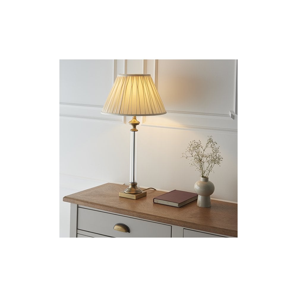 Avebury Antique Brass Table Lamp