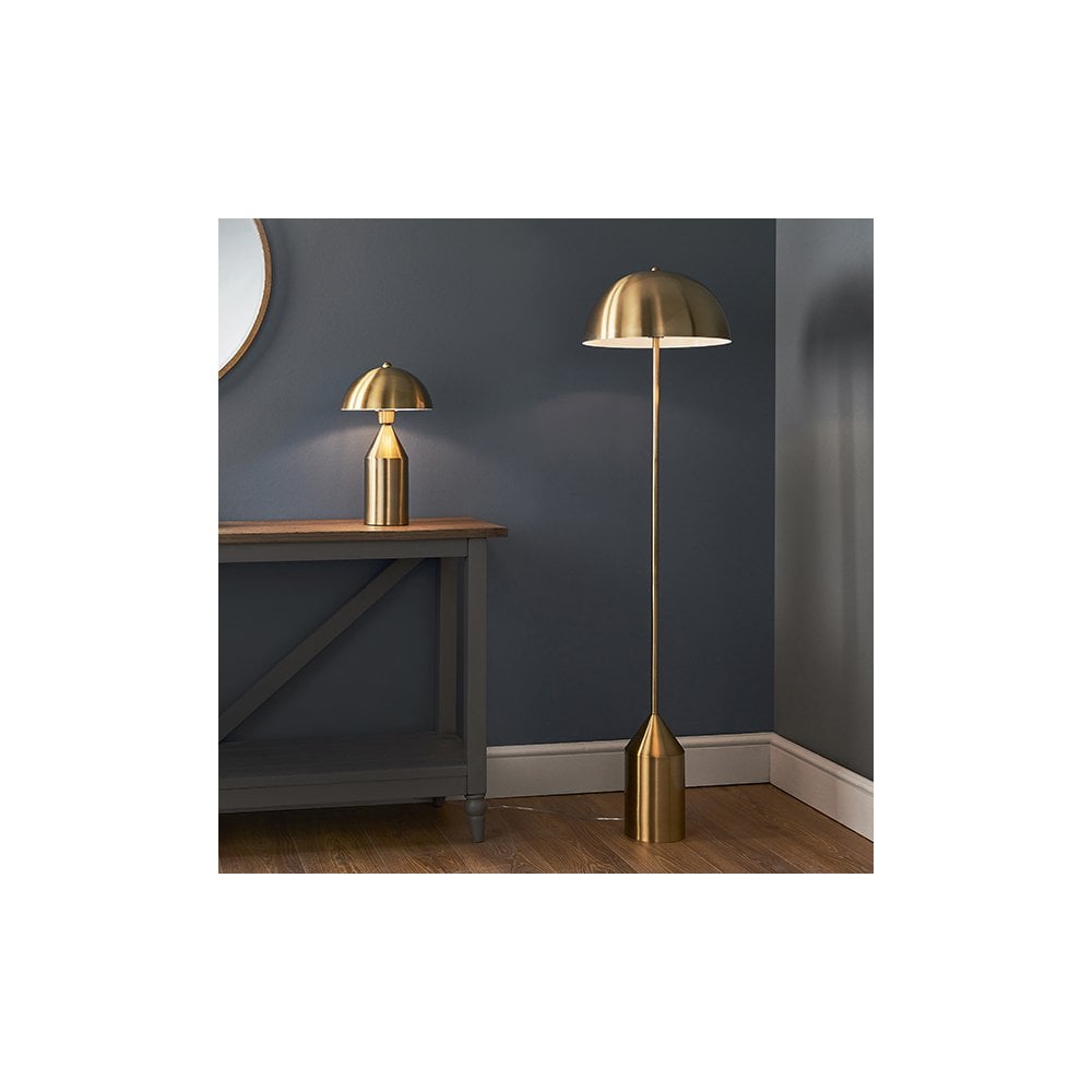Nova Table Lamp in Antique Brass Finish