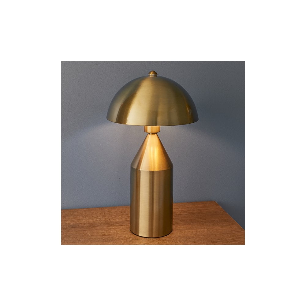 Nova Table Lamp in Antique Brass Finish