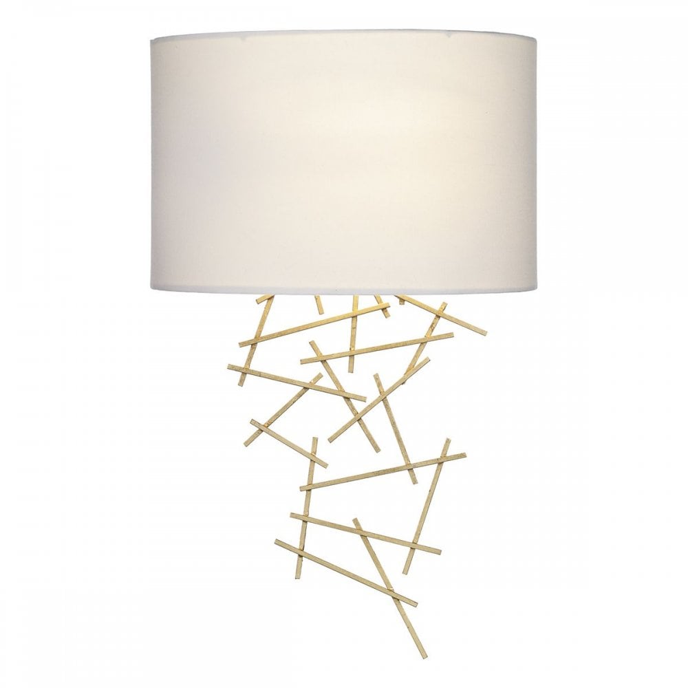 Cevero Gold Wall Light  C/W Shade