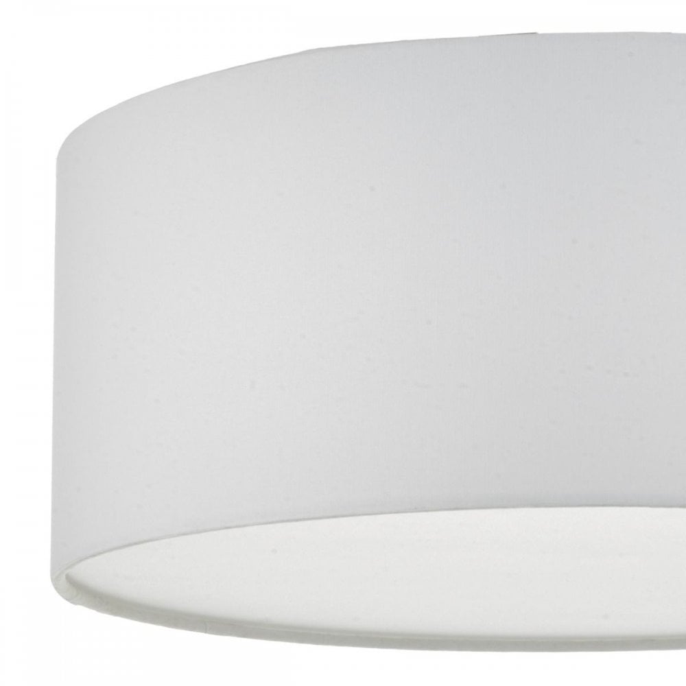 Cierro 3 Light Flush Fitting in Ivory