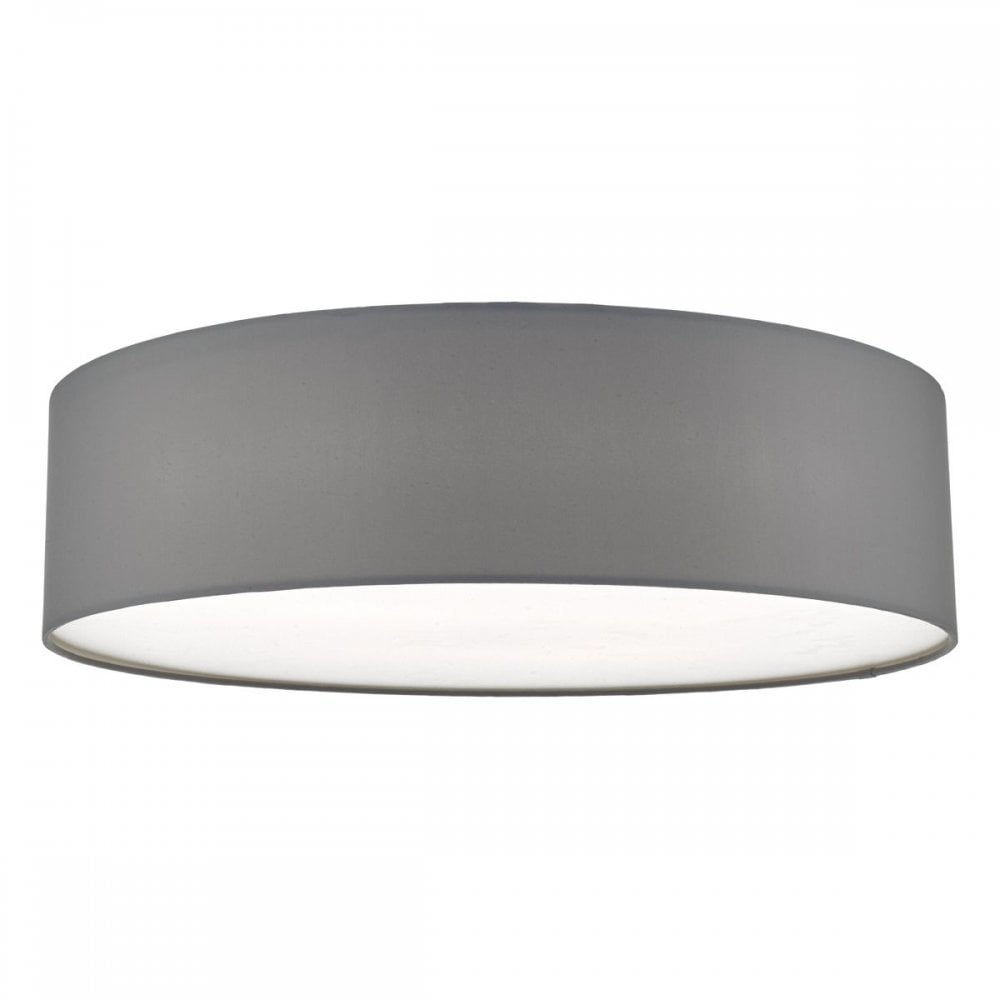 Cierro 4 Light Flush Fitting in Grey