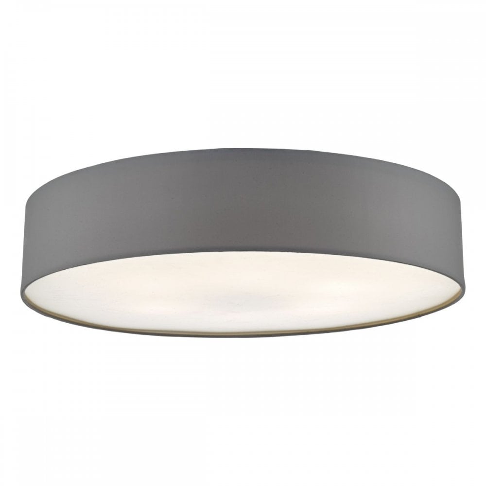 Cierro 6 Light Flush Fitting in Grey