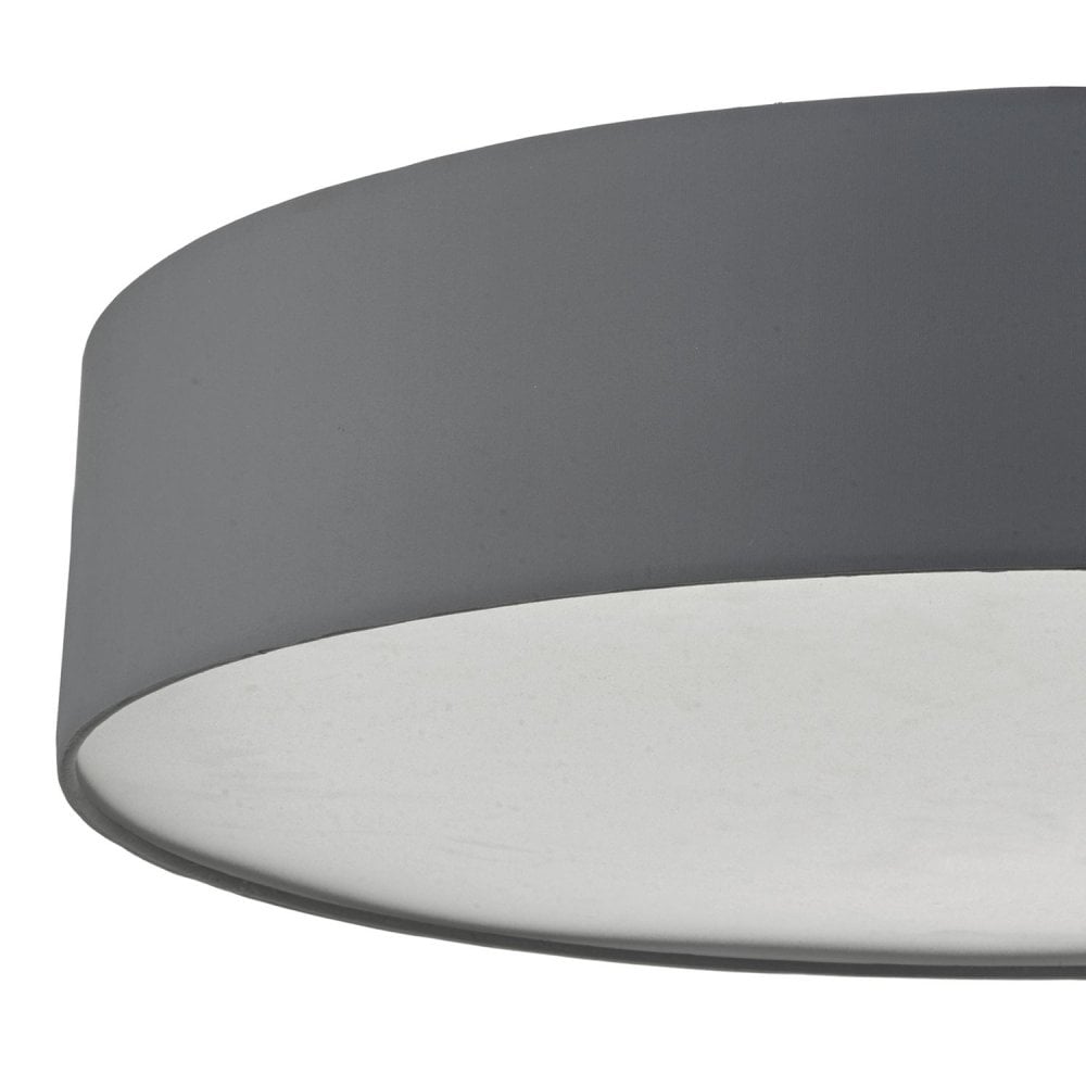Cierro 6 Light Flush Fitting in Grey