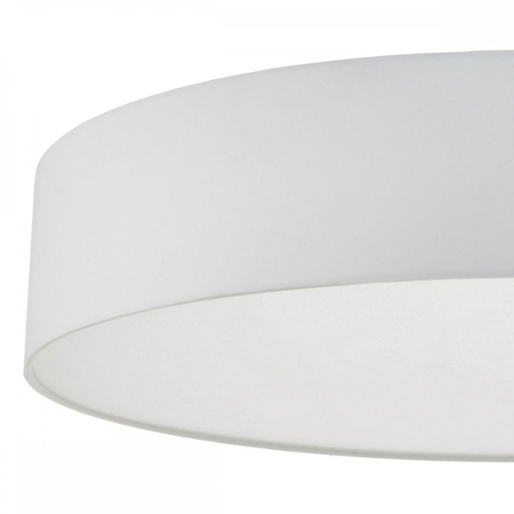 Cierro 6 Light Flush Fitting in Ivory