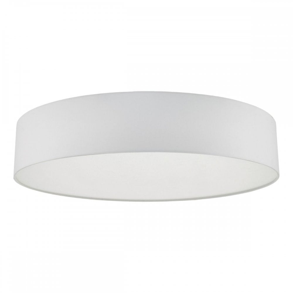 Cierro 6 Light Flush Fitting in Ivory