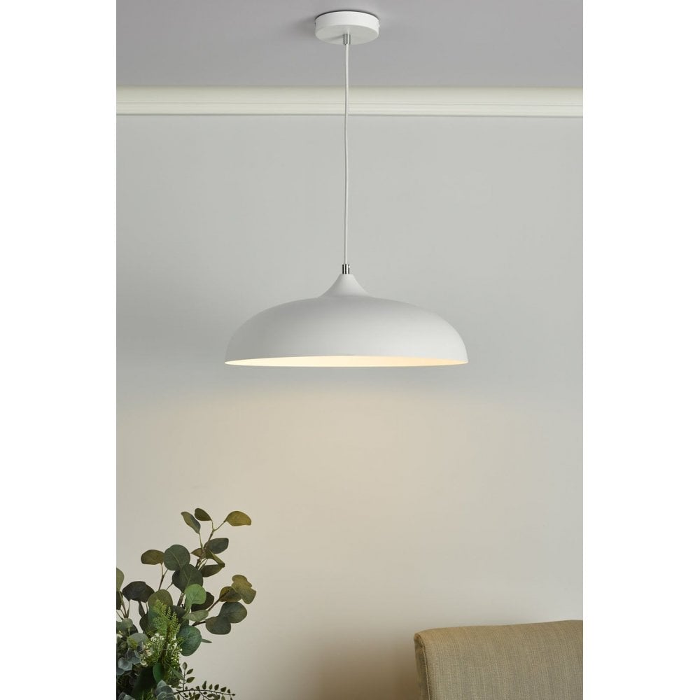 Kaelan Pendant in White