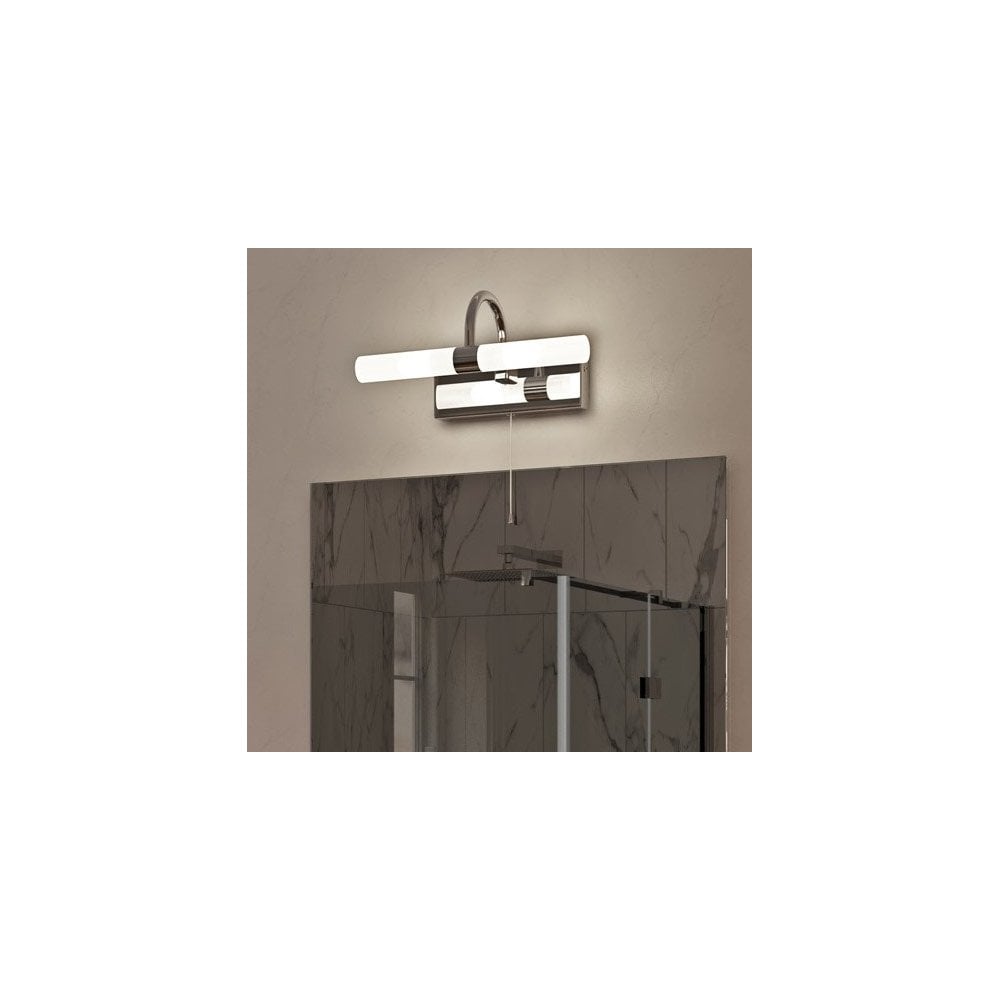 Corvus 2 Light Wall Fitting in Chrome IP44