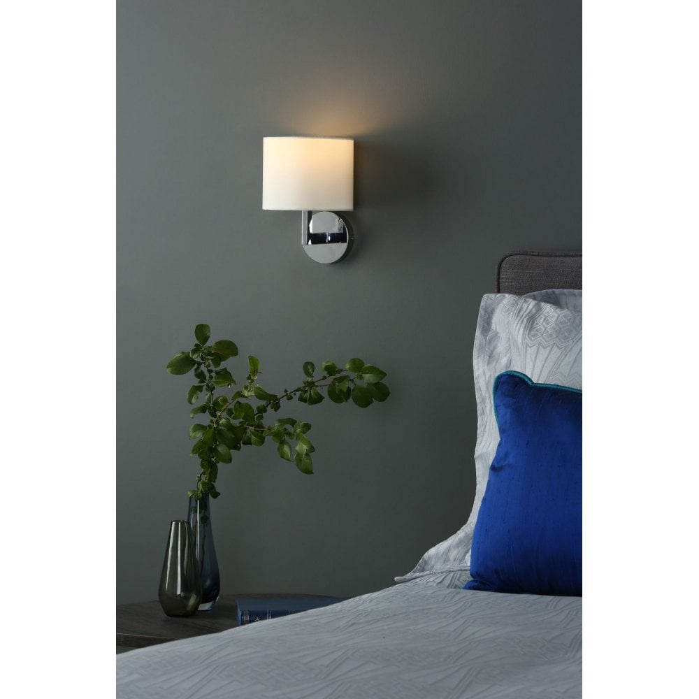 Ferrara Wall Bracket Round With Square Arm Polished Chrome Base Only