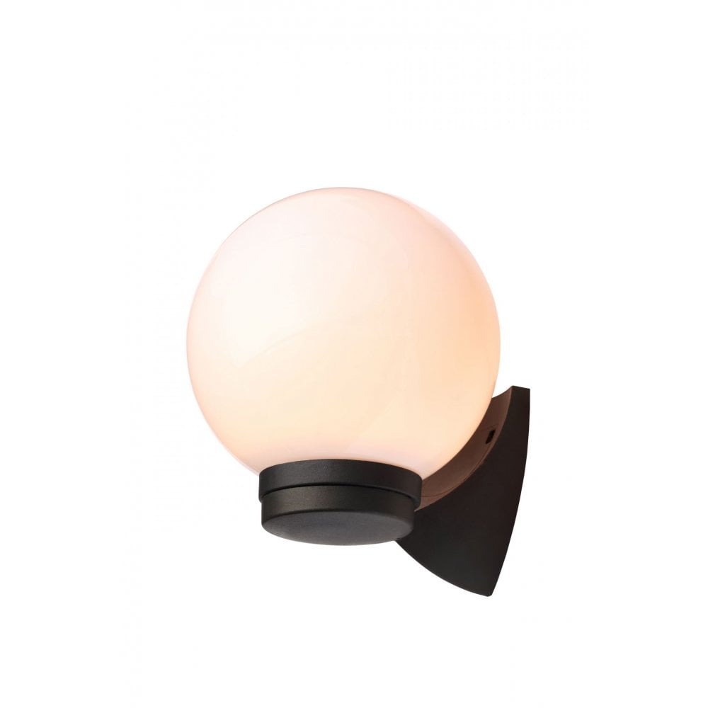 York Opal Globe Wall Lantern IP44