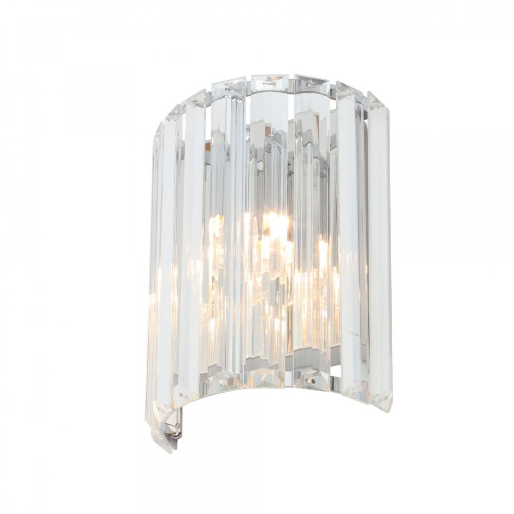 Pegasi Shielded Chrome Wall Light IP44