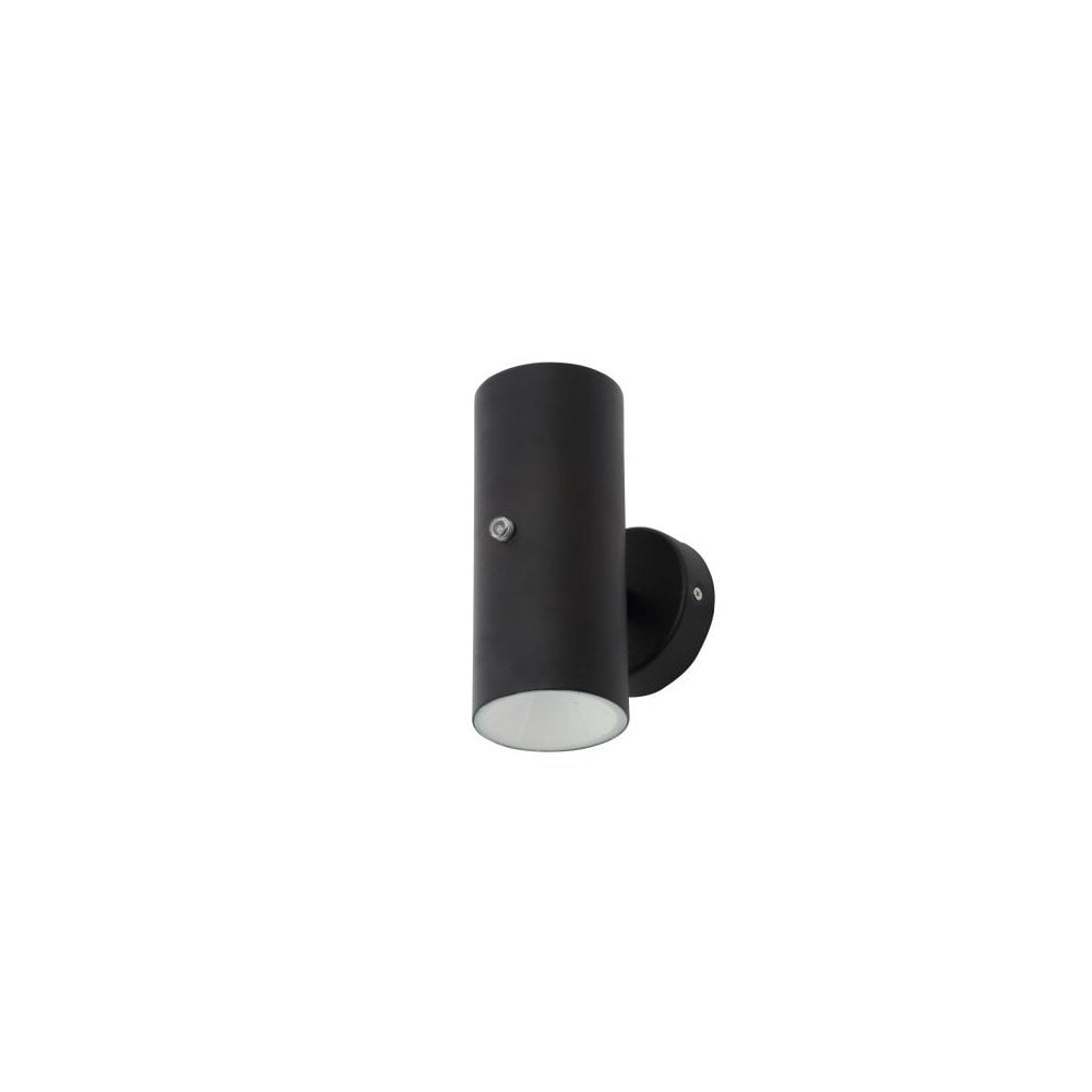 Melo Black Up and Down Light with a Photocell Sensor IP44