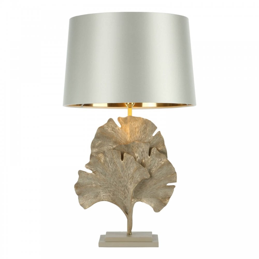 Gingko Table Lamp Cream Gold